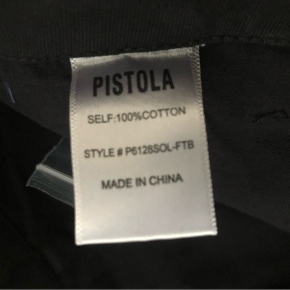 Pistola Cassie Cargo High Rise Pants in Fade to Black NWT Size 26 Utility - Picture 5 of 6